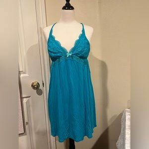 Victoria’s Secret Slip Dress Blue
